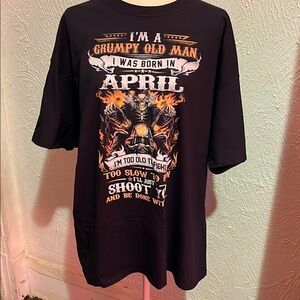 Black Graphic Men's T-Shirt